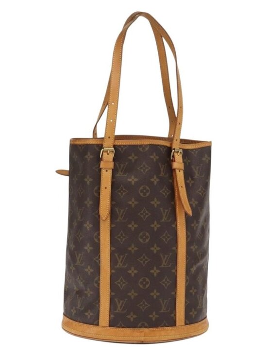 LOUIS VUITTON Monogram Bucket GM Shoulder Bag M42236 LV Auth 159047 - Picture 3 of 16